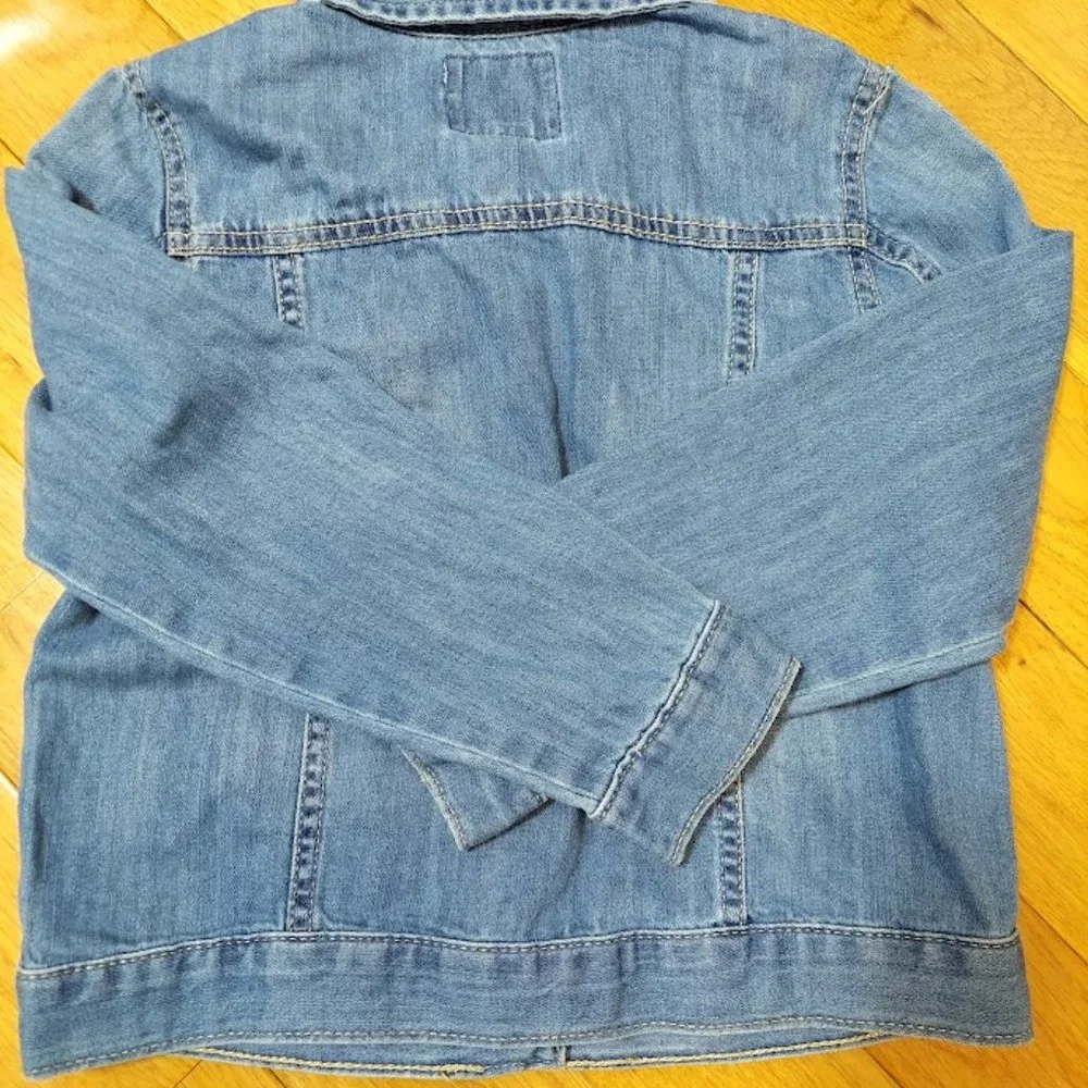Oshkosh Denim Jacket‎ Preschool Big Kid Girls Size 8 Blue New